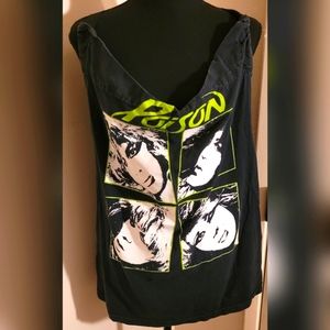 Vintage 20 Year Anniversary Tour Poison Distressed Racer Back Shirt Large